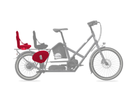 Rücksitz Junior - Rear seat - junior - für Bike43