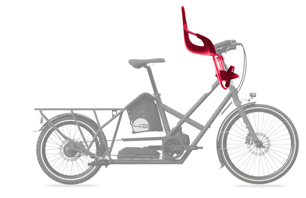 Vordersitz - Front seat - baby für Bike43