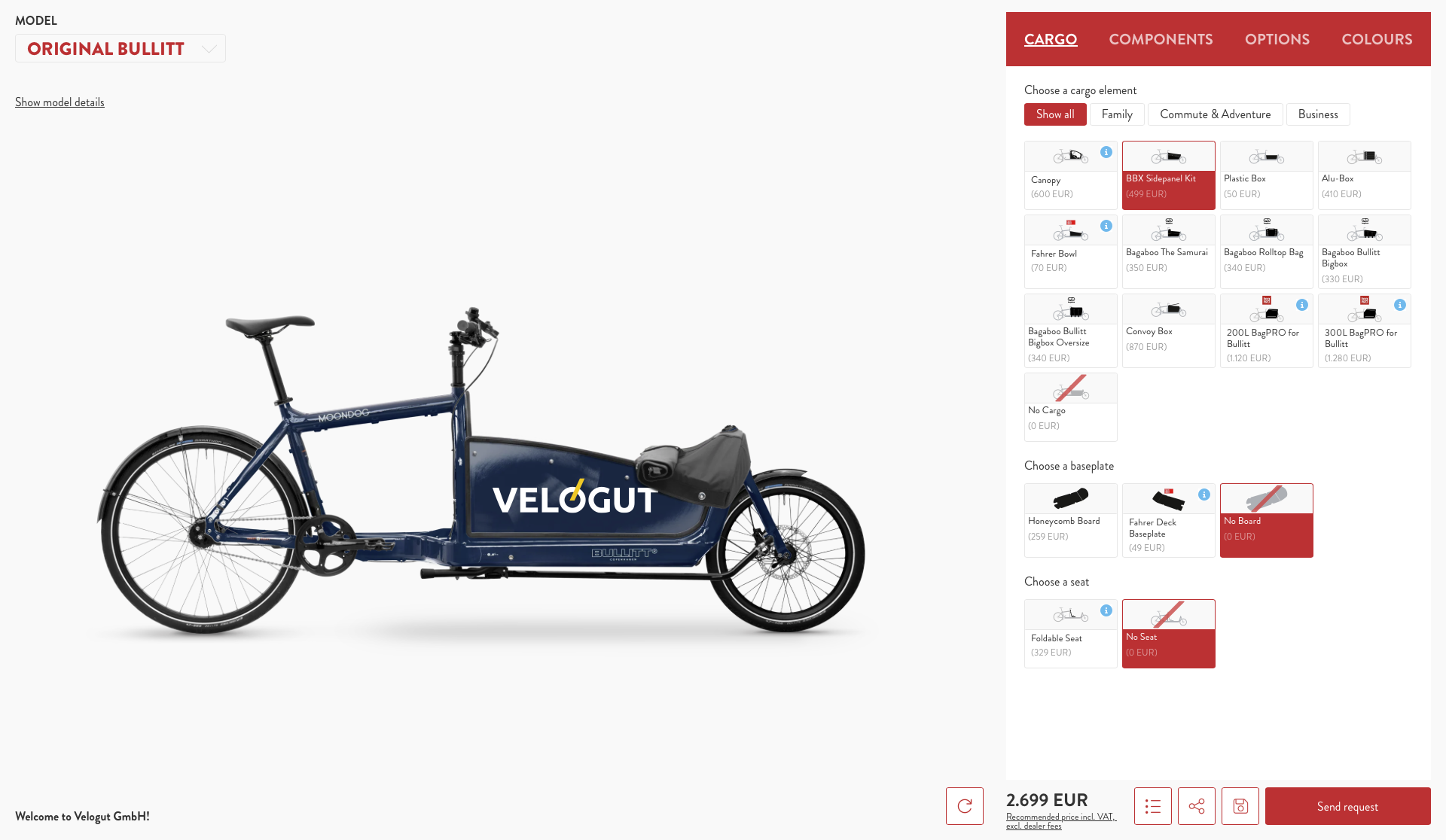 Der Bullitt Konfiguration von Velogut